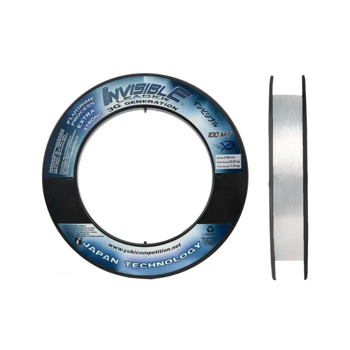 שוק לידר פלורוקרבון 100 מטר YUKI INVISIBLE LEADER